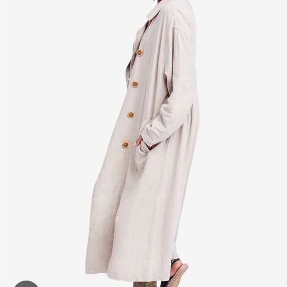 Free people Sweet Melody duster trench coat - Picture 2 of 7
